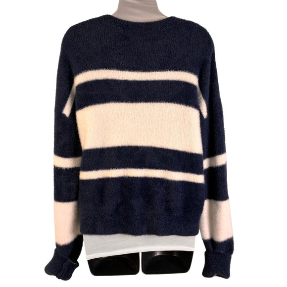 Arula Women's Sweater Multicolor Size 0X Crew Neck Long Sleeve Pullover Striped - Picture 3 of 14